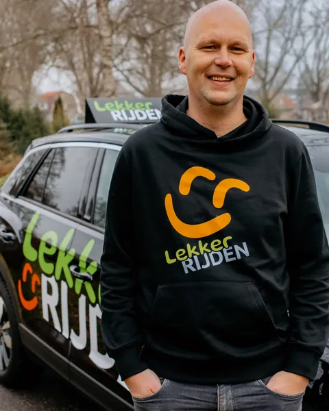Portret van Jurgen Palland, rij-instructeur bij Lekker Rijden
